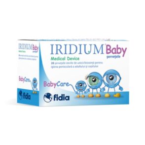 Servetele oftalmice Iridium Baby, 28 bucati, Fidia